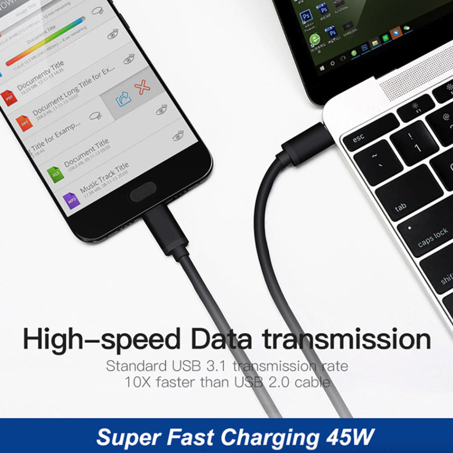 45W USB-C Super Fast Wall Charger + 6FT Cable for Samsung Galaxy S25 S24 S23 S22