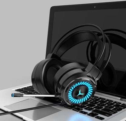 King G60 Wired Gaming Headset with 7.1 Channel Surround Sound for Desktop and Laptop Use