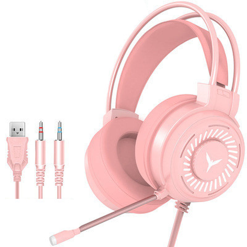 King G60 Wired Gaming Headset with 7.1 Channel Surround Sound for Desktop and Laptop Use
