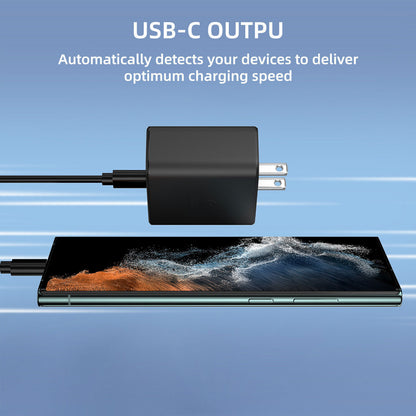 45W USB-C Super Fast Wall Charger + 6FT Cable for Samsung Galaxy S25 S24 S23 S22
